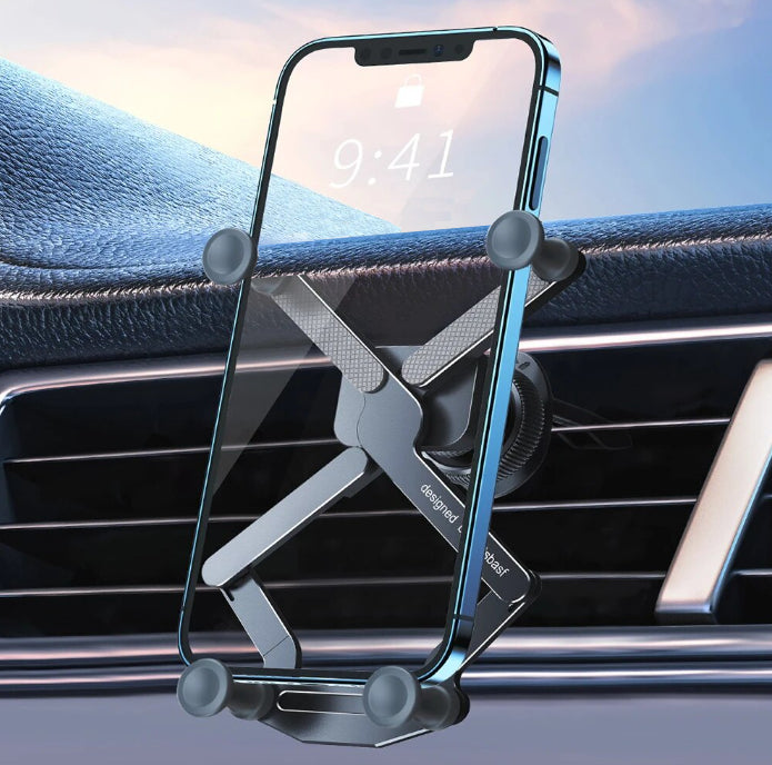 Auto Handyhalterung Lüftung | Universal Smartphone Halter | Rutschfester Handyhalter fürs Auto mit stabilem Grip