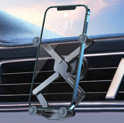 Auto Handyhalterung Lüftung | Universal Smartphone Halter | Rutschfester Handyhalter fürs Auto mit stabilem Grip