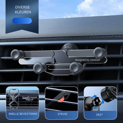 Auto Handyhalterung Lüftung | Universal Smartphone Halter | Rutschfester Handyhalter fürs Auto mit stabilem Grip